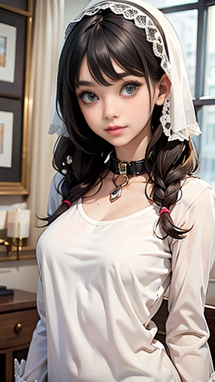 1 girl,(highly detailed skin),bent,,beautiful胸,big breasts,pale skin,pointed chest,erect nipples,(fantasy art,best image quality,surrealist portrait,(8K),Super realistic,最high quality, high quality, High resolution, high quality texture,high detail,beautiful,get used to it,Very detailed CG,get used to itテクスチャー,realistic expression,masterpiece,sense of presence,dynamic,bold),,(super thin hair),(super soft hair),(ultra straight hair:1.5),long flowing bangs,extra light coppery amber hair,hair above one eye、whole body、sweaty, pale skin、smile、show off your cleavage、perfect proportions、perfect beauty、young woman、temporary、kind、sexy look、trance expression、cumming face、facing forward、Viewers are watching、seduce the viewer、cherry blossoms、I、bride、big 、big breasts、Breasts protruding from bra、show off your chest、Two-dimensional beautiful girl、tied hair、up hairstyle、wearing a wedding dress、white dress