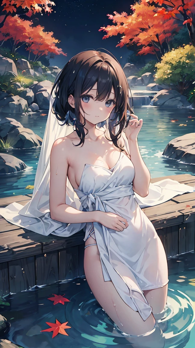 Nsfw、No clothes、nude、(girl:1.5),race,ribbon,(masterpiece, side light, Beautiful detailed gray eyes: 1.2), Medium chest, realistic, shining eyes,shiny hair,black hair,long long hair, Glossy skin, alone, embarrassing,exquisite,beautifully,garden,flowers,flying petals, barefoot, Cherry Blossom, cinematic light, cinematic composition, rich expression、smile
