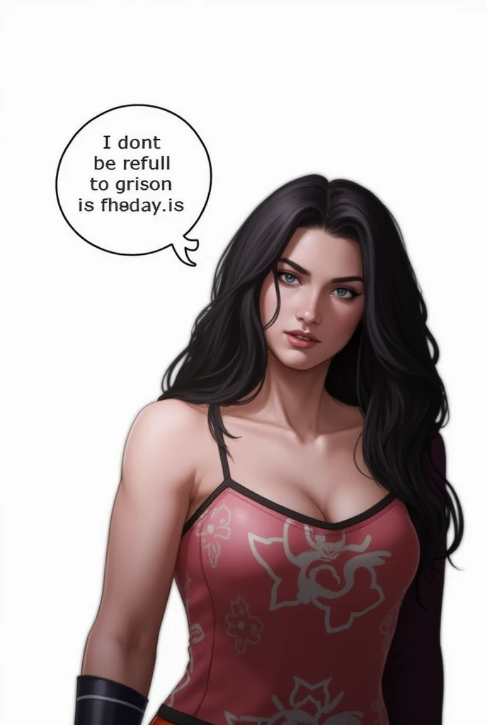 Character style illustration style Completely bare breasts showing a little fear Breast size Cartoon name: Isabella Cruz white background medium breasts freckled face Jennifer Connelly actress strong contours Physical description - long straight hair, tingidos de um marrom vibrante que contrasta com sua pele clara. - You reflect a mix of curiosity and determination. - Ela tem uma estatura alta, with a slender and agile figure, evidenciando sua agilidade e destreza. -fundo colorido Design de personagens de retrato, beautiful digital illustration, retrato de alta qualidade, Arte em quadrinhos, Corpo inteiro sensualizando ou pelada. folha de retorno. return sheet clothes of the day hellish day expression of hatred and blood on the face