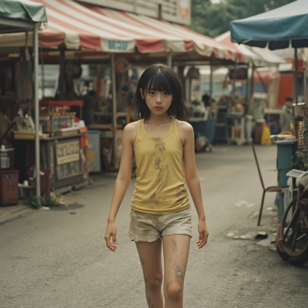 5-year-old girl with Japanese and Peruvian features in Hong Kong