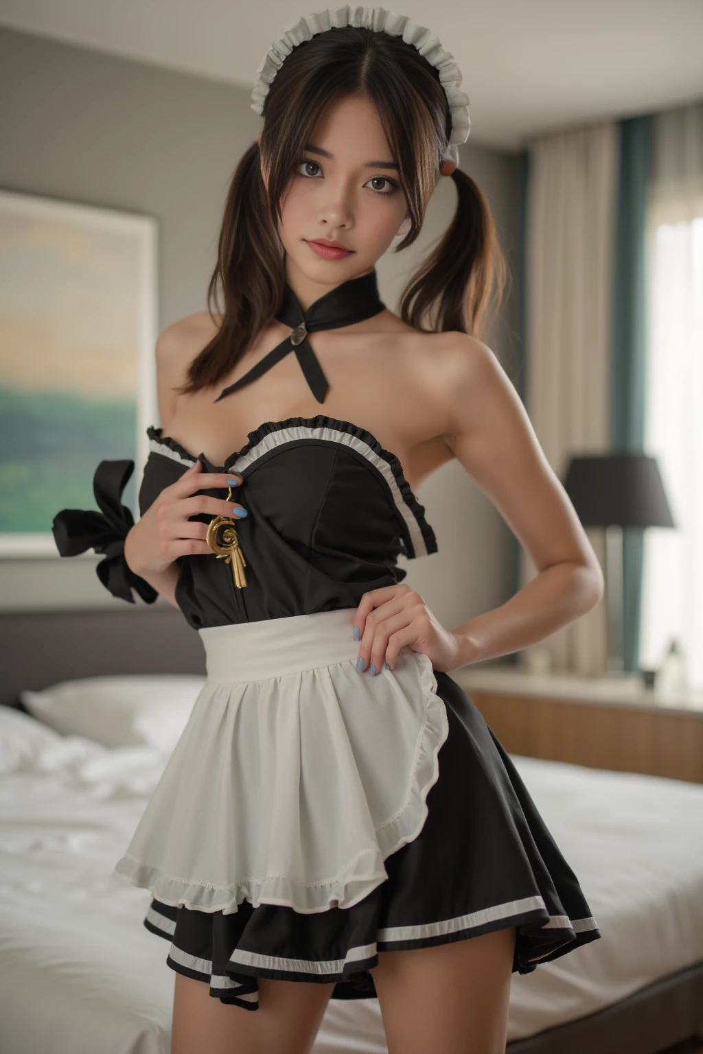 (Full Body of Extremely Detailed((Sexy Maid Group in a row:1.37))), KAWAII perfect face, Reflective Eyes, Detailed(Delicate Clothing textures), Correct Leg Line, Dynamic Joyful Expressions LifeLike Rendering, Specular Reflection, TopQuality 8K Ultra-detailed masterpiece (ProfessionalPhoto:1.37), (Acutance:0.8), (Luminism:1.28), Renaissance art style, Colorful Light particles, ((Full body from side)), {MicroMini Skirt|Kissing|Breast Lifting|Undressing|Thigh Gap|AssFocus|(NakedApron with SideBoob)}, Radiant Fine Skin with Transparency, (Exposed:0.4), {Pink Hair|LightBlue Hair|Platinum Blonde|Pure White Hair|Liquid Hair}, Perfect Lighting