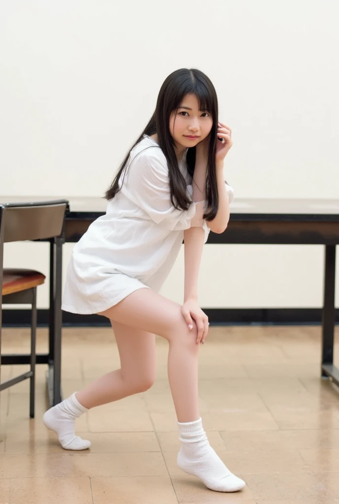 Japanese female, (underweight), (flat chest best quality:1.5), a lot of details, detailed black hair, beautiful detailed hair, super fucking beautiful, delicate beautiful face, complex details beautiful and delicate eyes, perfect hands, perfect and delicate limbs, detailed skin, best quality, ultra-detailed,(cheerful grin:1.5),NSFW,
theater, (Office Lady), legs spread, squatting, wavy hair, brawny, (white skirt, long sleeves, pantyhose, white jacket), Japanese, (full body shot:1.3), ground-level shot
