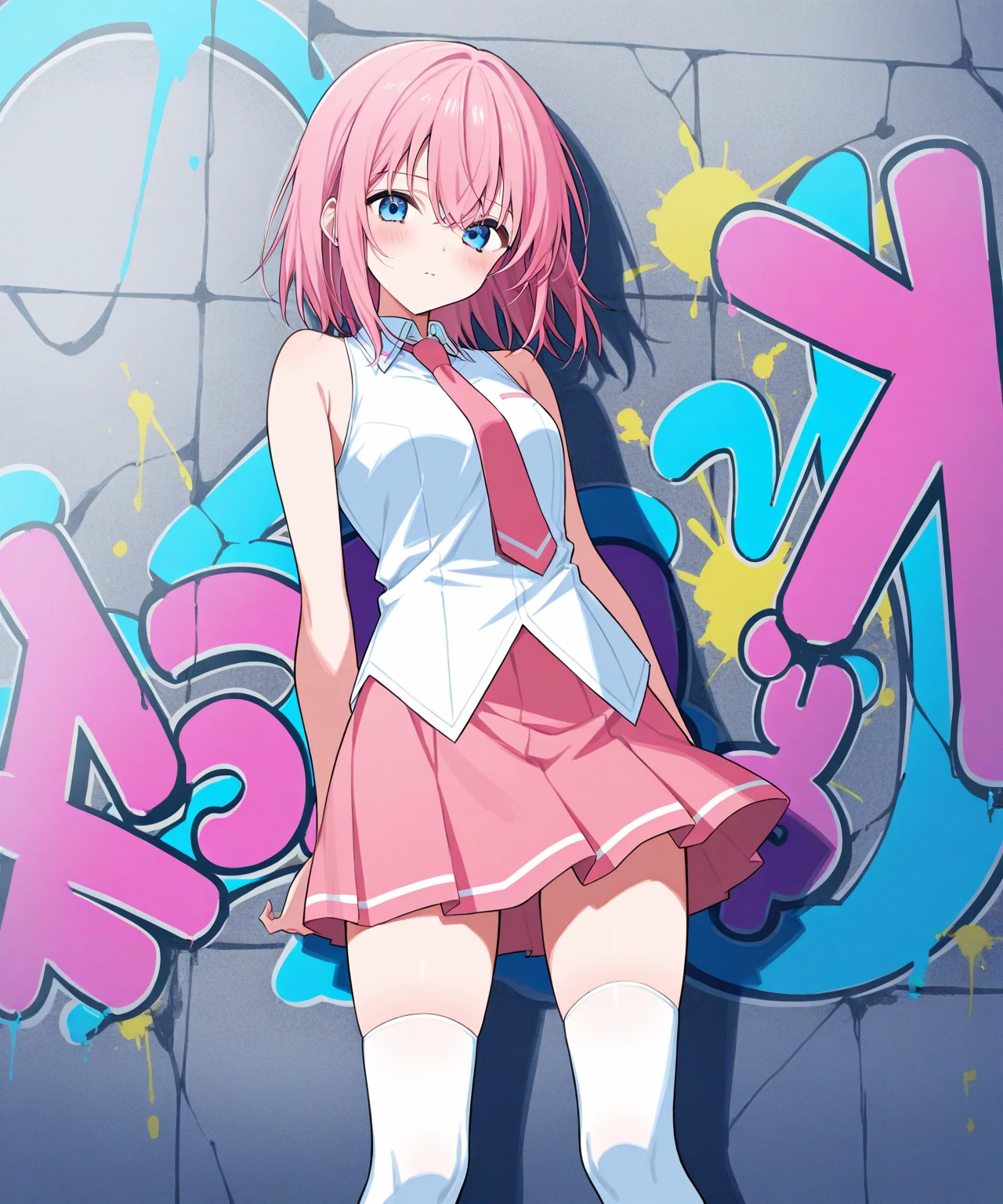 High school girl with stomach ache