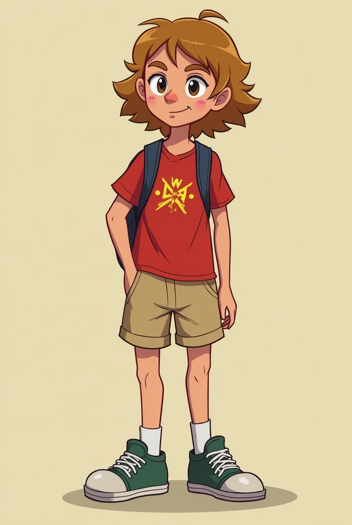 cute 12-years-old ginger irish kid boy, freckles, red plaid shirt, athletic physique, strong body