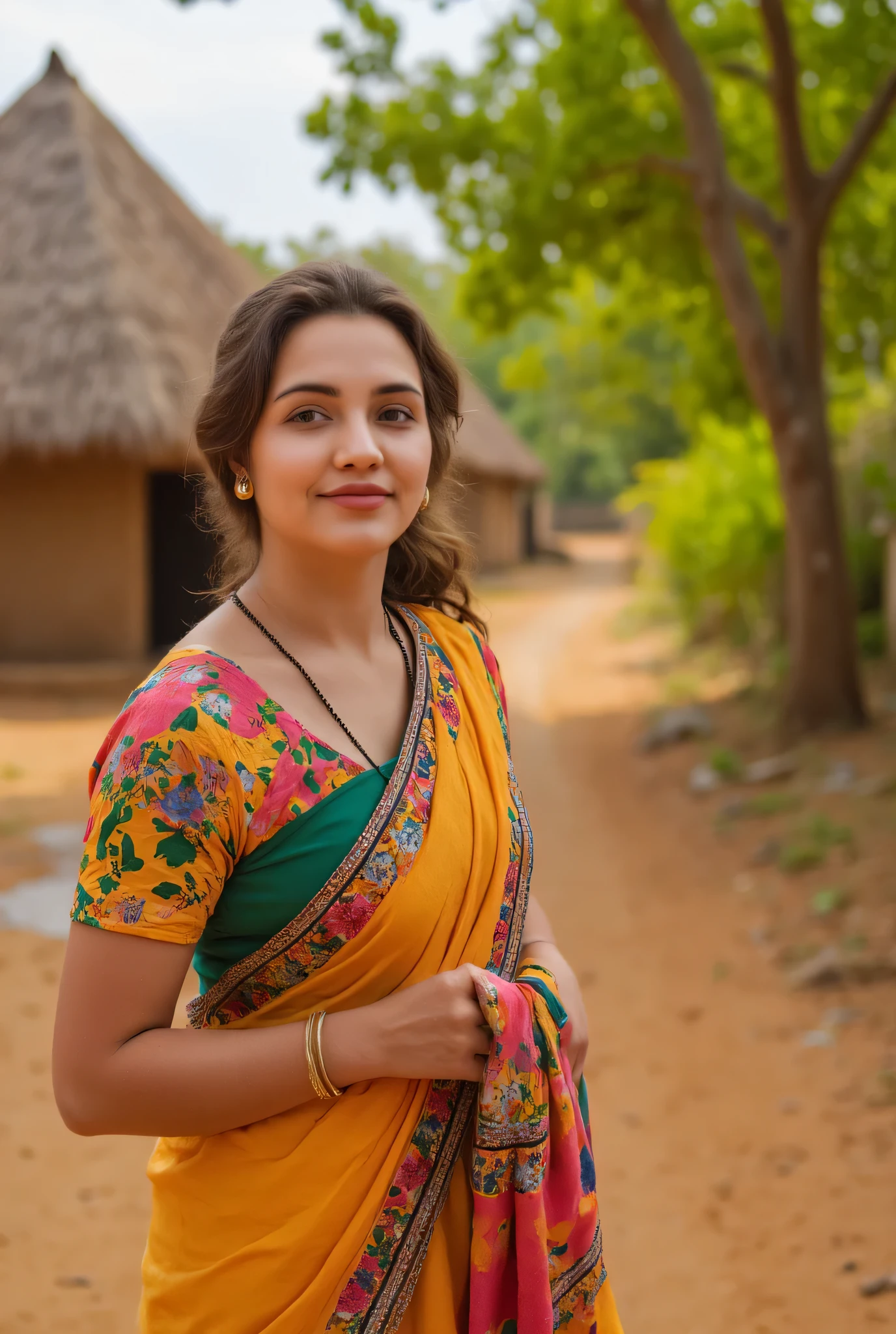 24 year girl in indian gujarat village not modern village rural vibe