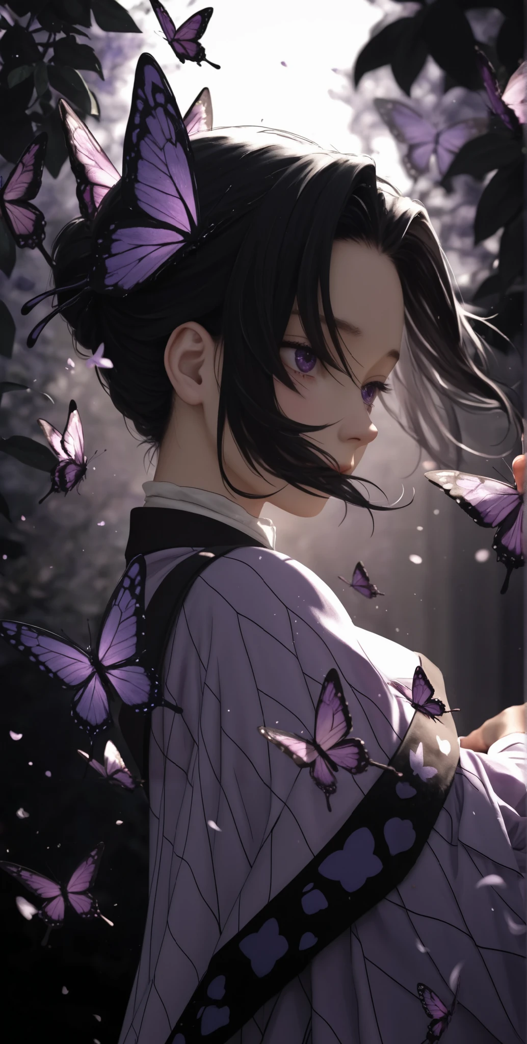 ((butterfly)), masterpiece,gorgeous,magic, butterfly focus, animal, flowers, artistic, red, purple, soft colors, dust, moon, best quality, colorful, reflections, fog, cosmic, deatiled,intricate, nature, ((no_humans)), star dust, flowers, particles, digital art