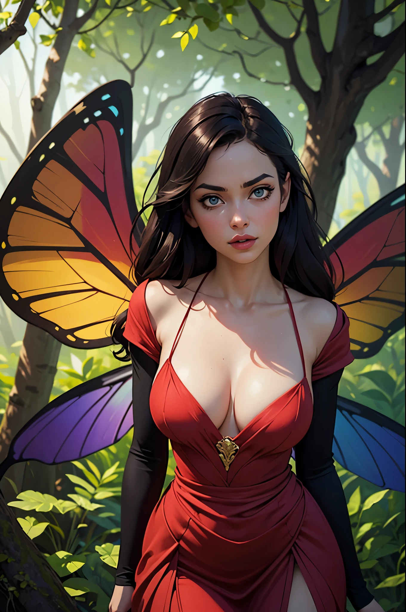 Fairy with dark hair