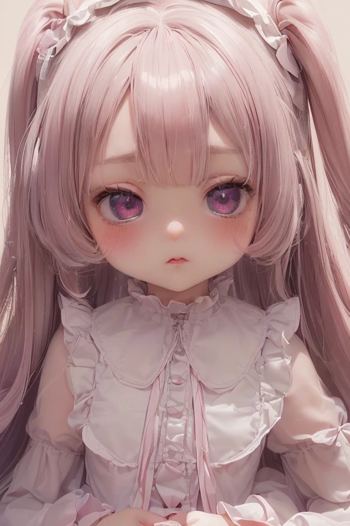 photoRealstic、Doll standing in front of the painting、laugh face、Water droplets on the cheeks、Selfie Pose、spreading arms widely、Sengai、pixiv、rokoko、dollfie dream、watercolor Nendoroid、(High Definition Figure)、flowing sakura-colored silk、nendroid、bustup、Camellia petals、season!!: 冬☀ 🍂 椿