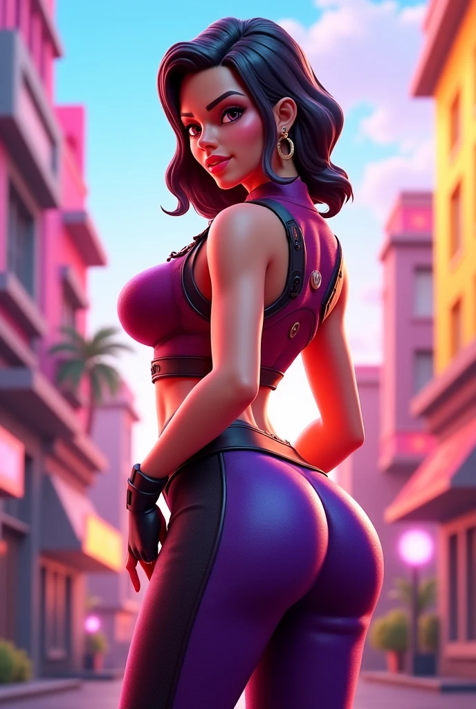 (UHD, retina, masterpiece, award-winning, accurate, anatomically correct, textured skin, super detail, high details, high quality, best quality, high res, 1080P, HD, 4K, 8k, 16k, 32k), (beautiful detailed brown eyes, beautiful detailed lips, extremely detailed eyes and face), studio lighting, (physically-based rendering), vivid colors, (huge breasts, ultra slim waist, and a large butt), ((wearing arousing m3shm1cr0, sexy skirt, short sleeves, midriff, high heels, crop top, strappy heels)), standing pose, full shot, whole body shot, side swept bangs, shiny black French braid, very shiny skin, blush, (bokeh), eye reflection,, dark atmosphere, African, shiny black skin, ultra detailed skin texture, freckles, tattoos, sharp focus, massive breasts,
