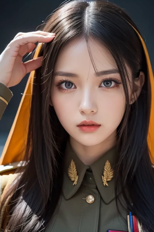 HD digital image wearing army uniform