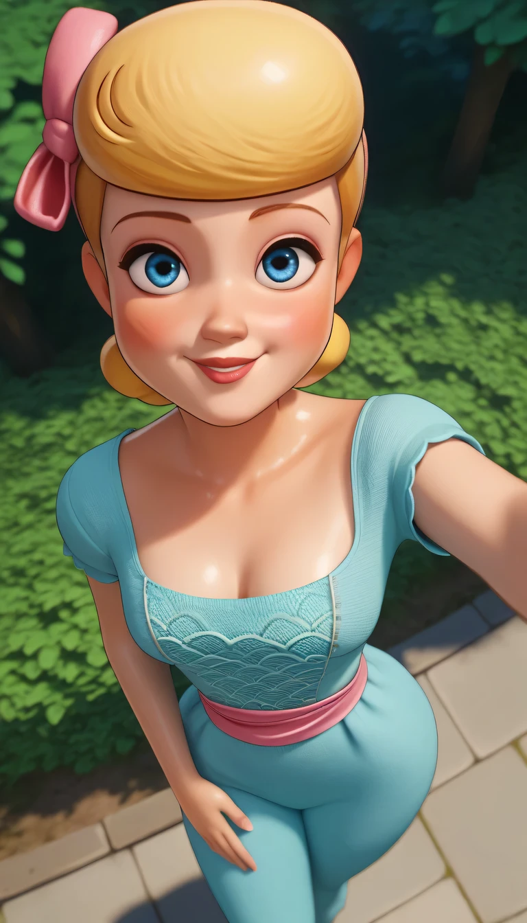 score_9, score_10_above, score_20_above, score_8_above, a naked girl , light blue wool fabric dress wool fabric pants , pink ribbon on the waist not tight , short sleeves , short hair, looking at the spectator, beautiful, animated 3d cartoons , sexy poses, smile, blush, Middle view , beautiful eyes, blows, outdoor, nature background, cinematic dust , sexy breasts outside the dress , Girl covered in transparent
BoBeep XLP DisneyStyle XLP, from below