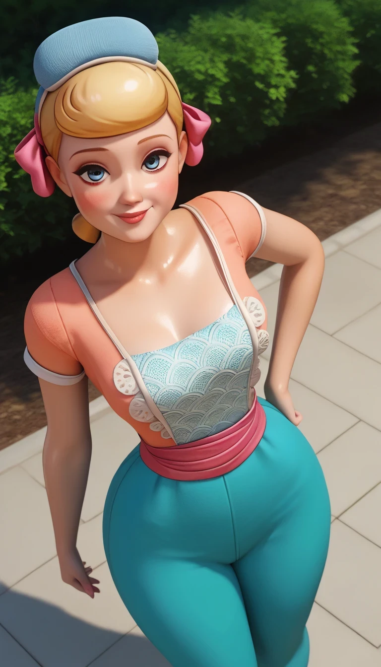 score_9, score_10_above, score_20_above, score_8_above, a naked girl , light blue wool fabric dress wool fabric pants , pink ribbon on the waist not tight , short sleeves , short hair, looking at the spectator, beautiful, animated 3d cartoons , sexy poses, smile, blush, Middle view , beautiful eyes, blows, outdoor, nature background, cinematic dust , sexy breasts outside the dress , Girl covered in transparent
BoBeep XLP DisneyStyle XLP