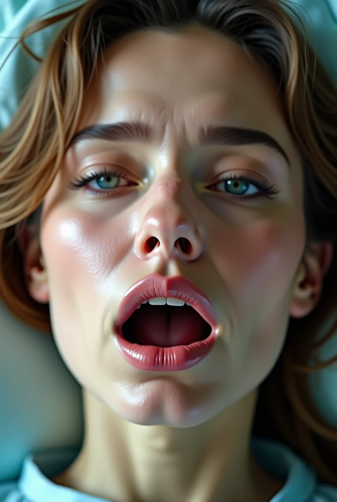 ((Scarlett Johansson)), High school, brown short hair, big breasts, thick thighs, white panties, pulling panties up, skinny, (((she is brutally slapped in the face by a big penis:1.2))), (((hit in cheek))), (((woman body view:1.2))), ((panty))), (((women beaten by realistic horse’s penises))), (((penis deformed by the violent impact:1.2))), (((sweaty skin))), (((shot from a distance:1.2))), (((vagina view:1.2)))