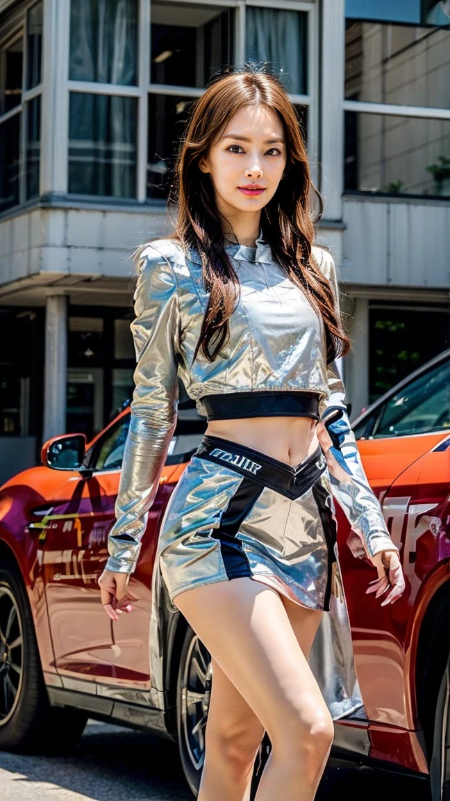((masterpiece)),(((Highest quality))),((Character design sheet)),Thin thighs,Long legs,wearing black fishnet tights:1.5,The best smile:1.5,Full Body Shot:1.5,masterpiece, Highest quality, One Girl, Elaina_(May_no_gossip), Silver Hair, Purple eyes, Long Hair,