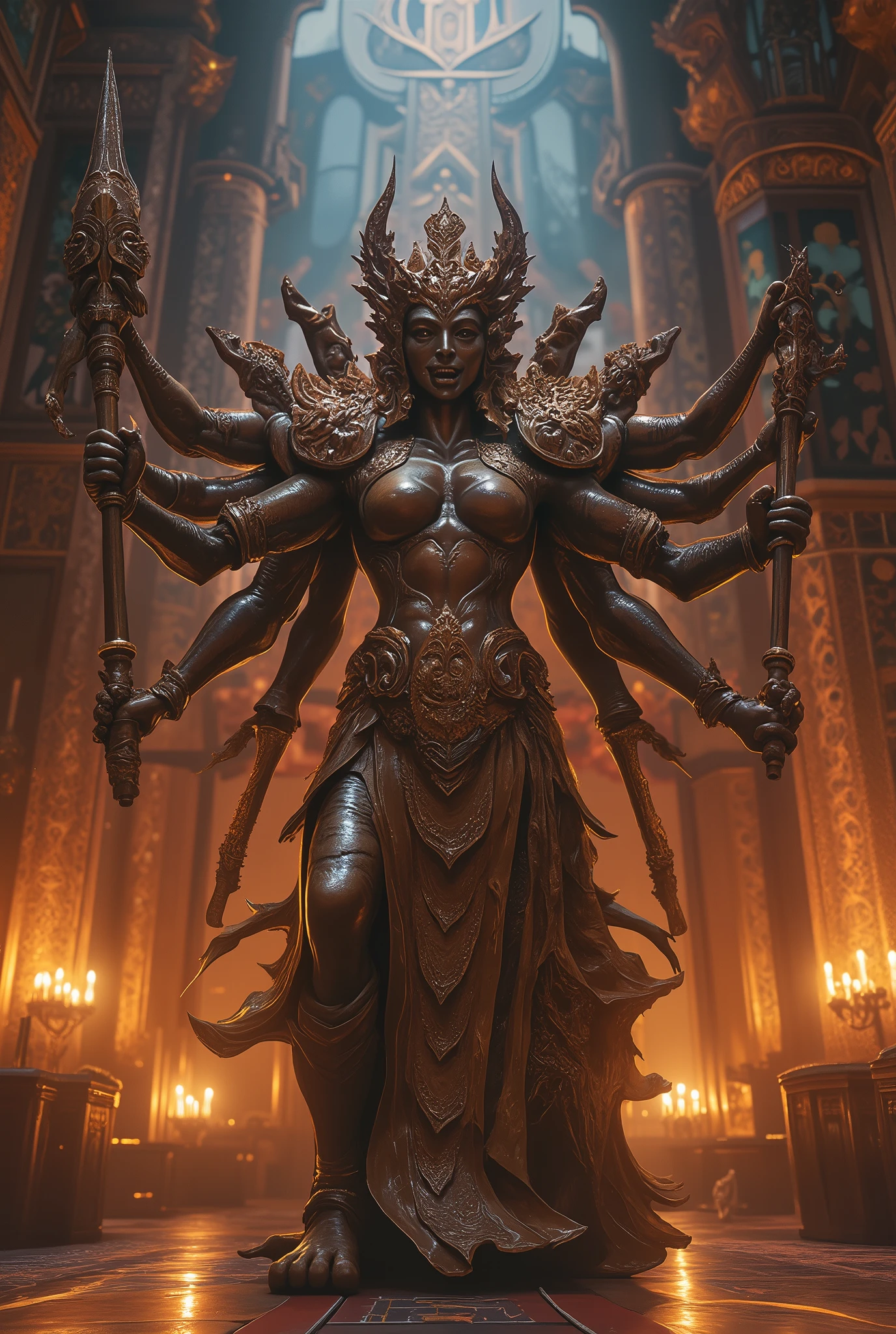 Buddhist statue、 Ashura