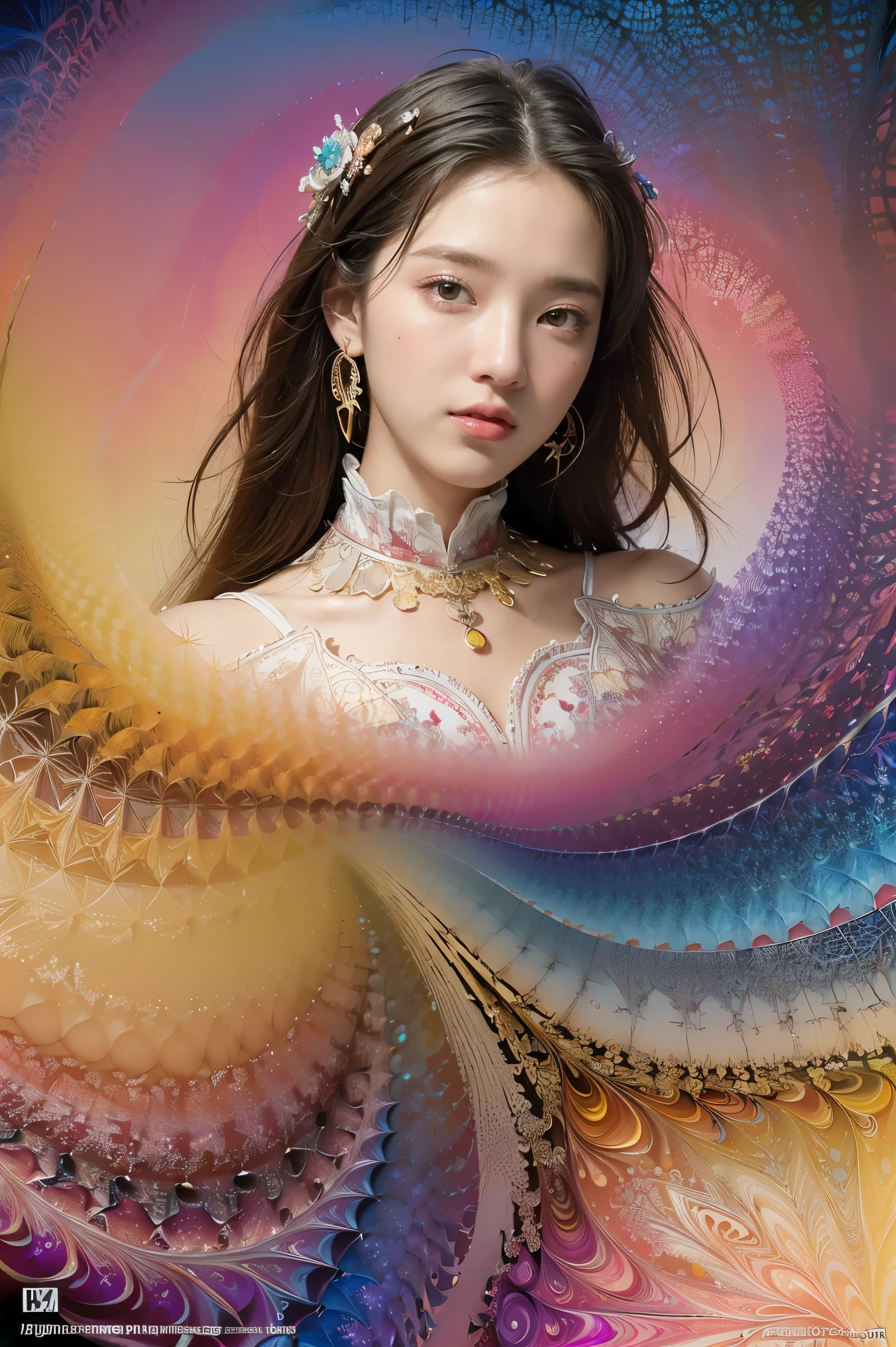 (masterpiece, top quality, best quality, official art, beautiful and aesthetic:1.2), (1girl), extreme detailed,(fractal art:1.3),colorful,highest detailed