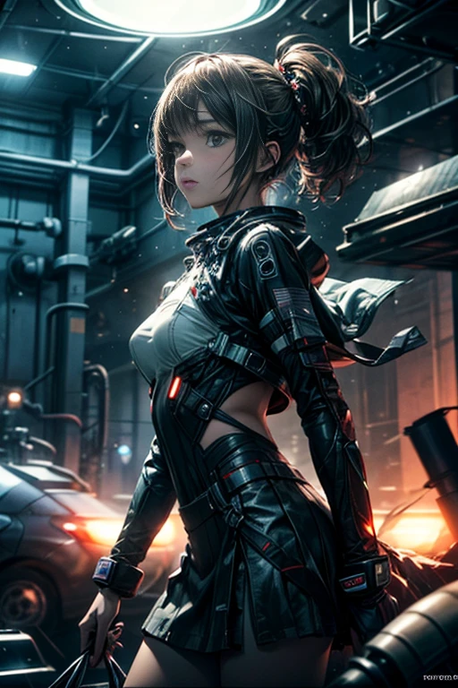 ((Best quality)), ((masterpiece)), (detailed:1.4), 3D, an image of a beautiful cyberpunk female,HDR (High Dynamic Range),Ray Tracing,NVIDIA RTX,Super-Resolution,Unreal 5,Subsurface scattering,PBR Texturing,Post-processing,Anisotropic Filtering,Depth-of-field,Maximum clarity and sharpness,Multi-layered textures,Albedo and Specular maps,Surface shading,Accurate simulation of light-material interaction,Perfect proportions,Octane Render,Two-tone lighting,Wide aperture,Low ISO,White balance,Rule of thirds,8K RAW,