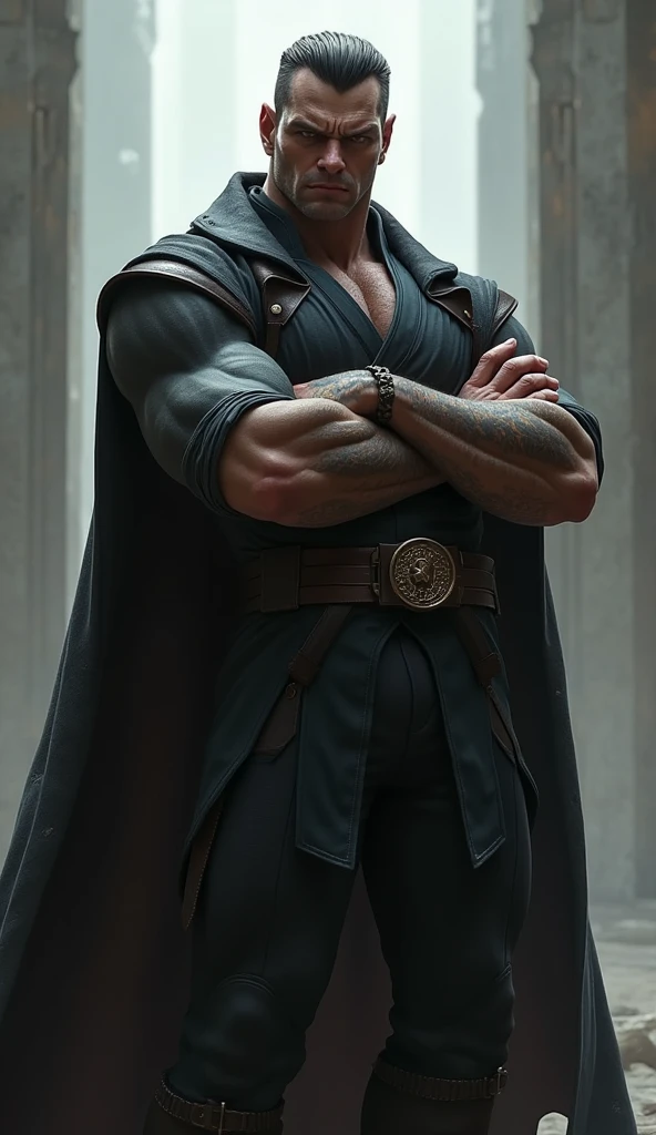 big muscle doctor strange,  octane render, unreal engine, highly detailed, intricate