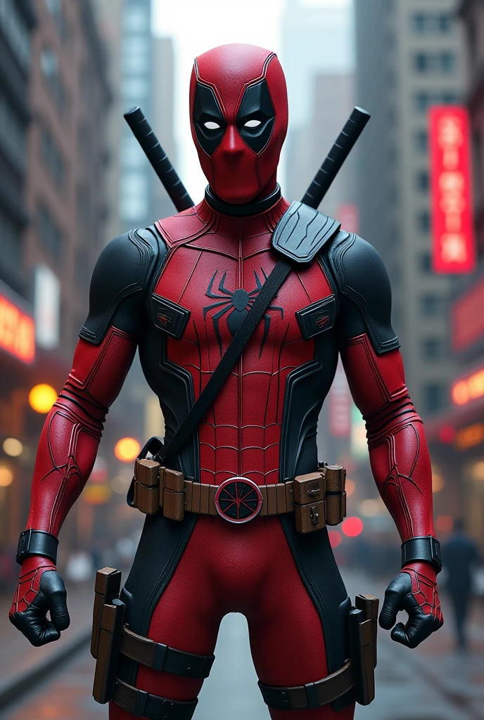 An image of Deadpool and spiderman together