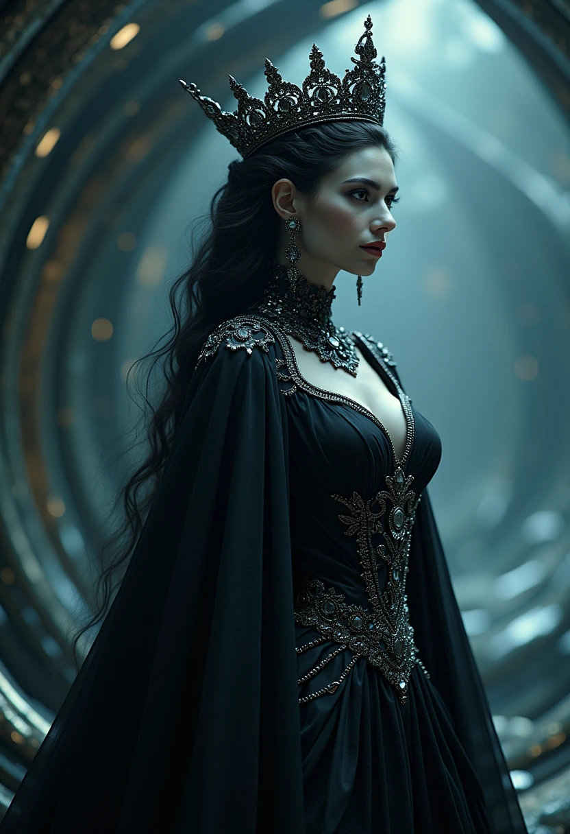 elegant leather armor, tightly fitting figure, intricately detailed curves, sensual features, provocative pose, coy smile, intense seductive gaze, graceful yet sultry movements, dark smoky tavern setting, admiring male onlookers, dramatic lighting, accentuating physical allure, best quality, 4k, 8k, highres, masterpiece, ultra-detailed, realistic, photorealistic, photo-realistic, cinematic, intricate details, dramatic chiaroscuro lighting, scales on belly, hips, legs, arms, full lactating breasts, partially on face