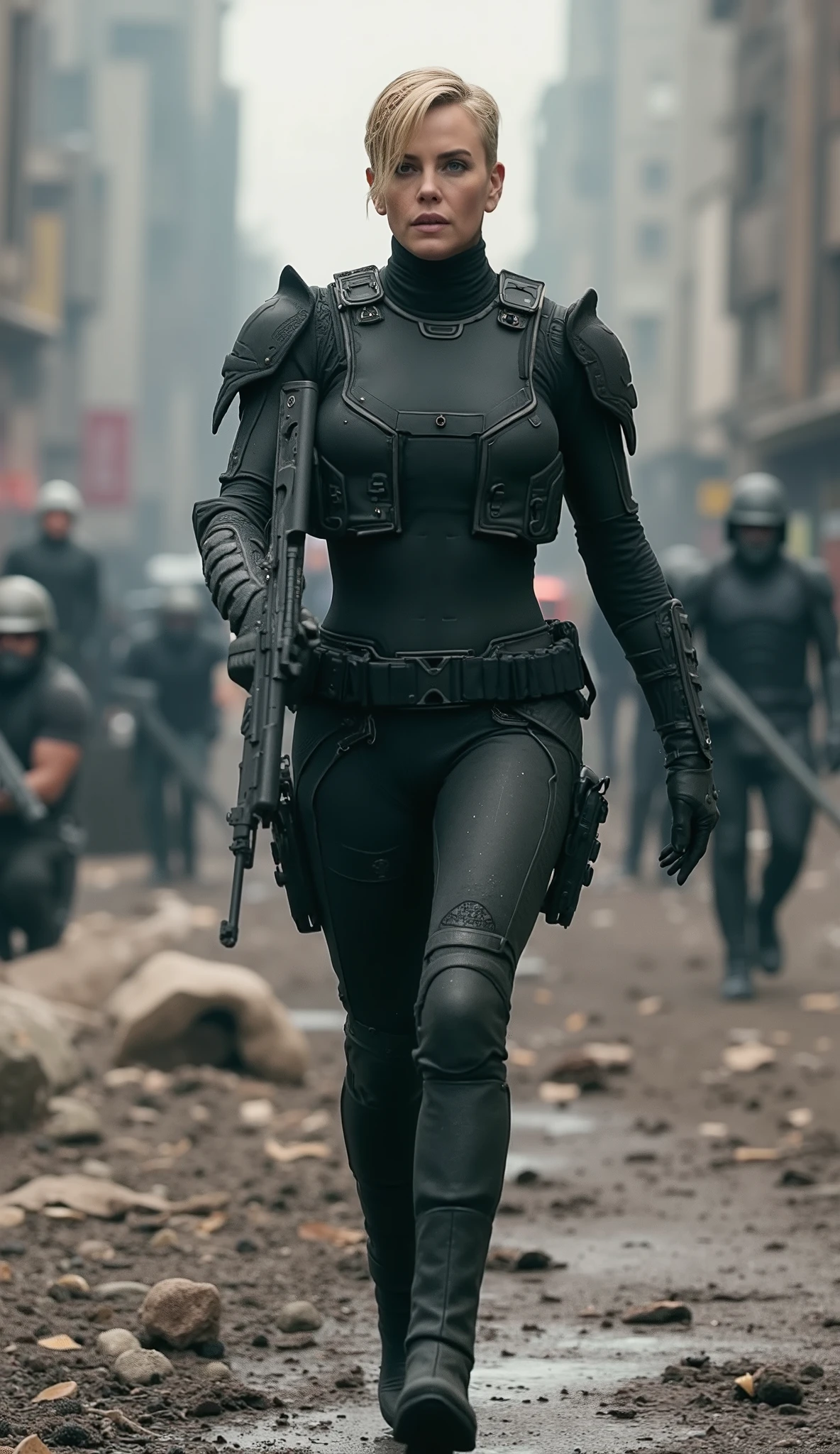You meant **cassie Cage**? If so, aqui está uma versão ANDpica de **Charlize Theron** she appears with a confident smile and dark glasses !
---
### **Charlize Theron witho cassie Cage – A Soldada Sarcástica e Implacável** 🎤💥
**Charlize Theron assume o papel de cassie Cage**, bringing an interpretation **bold, fearless and electrifying ** of the iconic ** shoots a golden bullet right into the eyes of the opponent **. in the middle of a ** Your personalized pistol shoots **, with ** reinforced with light armor that allows her **, **she surge with um sorriso confiante e óculos escuros, pronta para acabar with qualquer inimigo que ouse subestimá-la**.
Dressing ** a modern tactical suit , black and gray**, reforçado with armaduras leves que lhe permitem ** agility and endurance **, **cassie (Charlize Theron) exudes charisma and authority **. Your posture mixes ** devastated urban battlefield **, and your sense of humor **afiado witho uma lâmina** AND sua marca registrada. **even in the heat of battle , she não perde a chance de soltar uma piada sarcástica antes de nocautear um adversário.**
Quando a luta witheça, **she withbina força e velocidade**, using ** brutal blows from Krav Maga , while your attacks Melee combat is fast and devastating **. Here's an epic version of ** bursts of blue energy **, } ready to wipe out any enemy that dares to underestimate her . Her famous **"Nut Kracker " ( daughter of the legendary Johnny Cage and the powerful Sonya Blade )** AND **Necessary, cruel and hilarious at the same time **.
At the height of the battle , **seu Fatality AND um espetáculo de ação e humor negro**: **she saca um drone militar que witheça a disparar contra o inimigo, enquanto she caminha lentamente de costas, with dark glasses, without even looking at **. No last minute, she ** her Fatality is a show of action and dark humor **, encerrando with sua clássica frase:
_" I'm sorry... lie , I don't regret ."_ 😏💥
