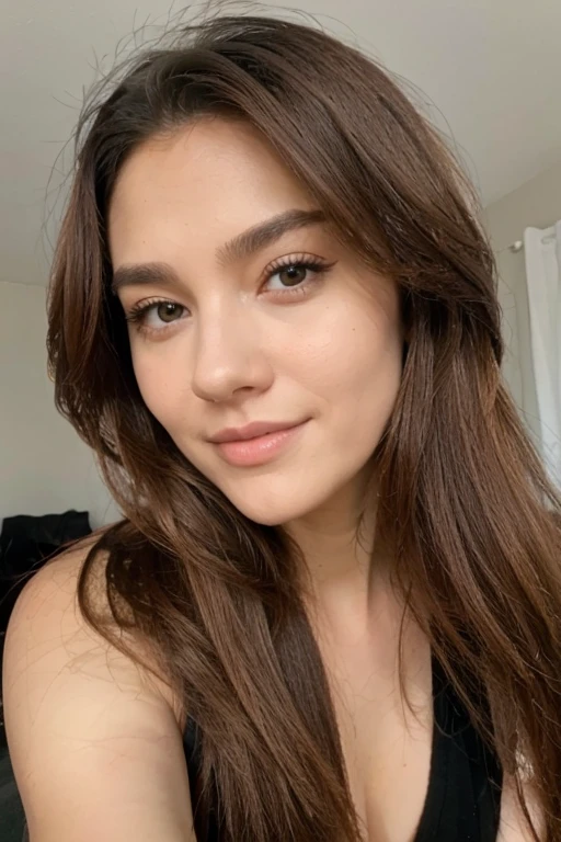 RAW photo in sequence, uma imagem de uma garota de 16 anos, ((selfie do corpo inteiro, sorrindo)), vestida de rosa sass, Marco Monaco, input.scss output.css, cabeleira curty e escorregadia, rosto detalhado, planos de fundo detalhados pouco desfocados, luzes artificiais, efeito HDR, foto realista, foto profissional, flertando com o espectador, visual sass, fotorrealista, Linda, pele natural, 8k UHD, alta qualidade, film