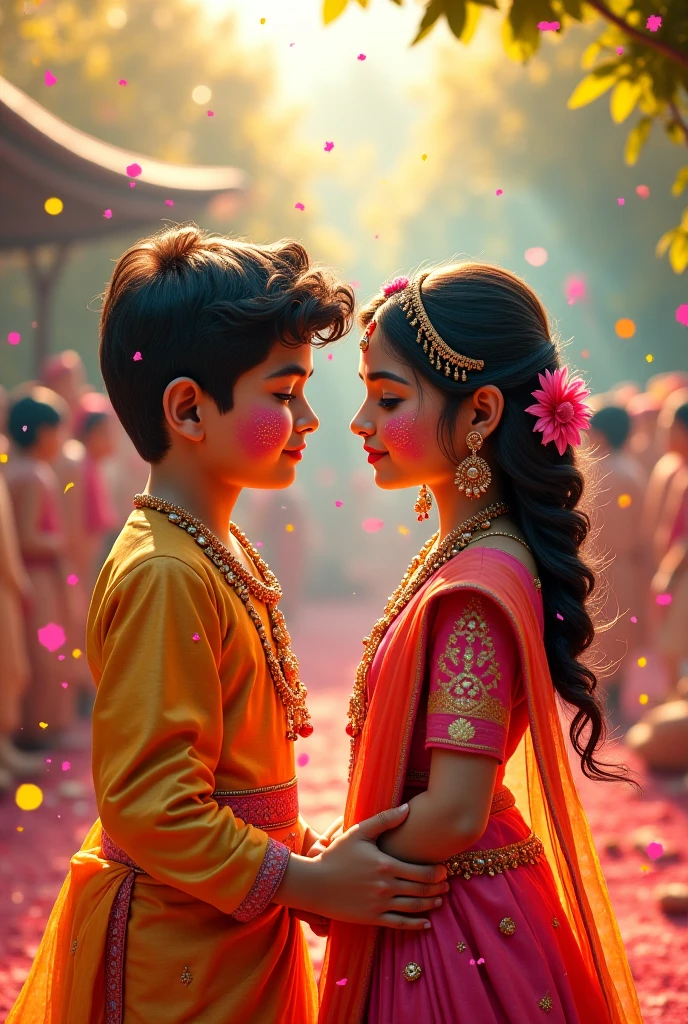 Indian boy and girl Love
