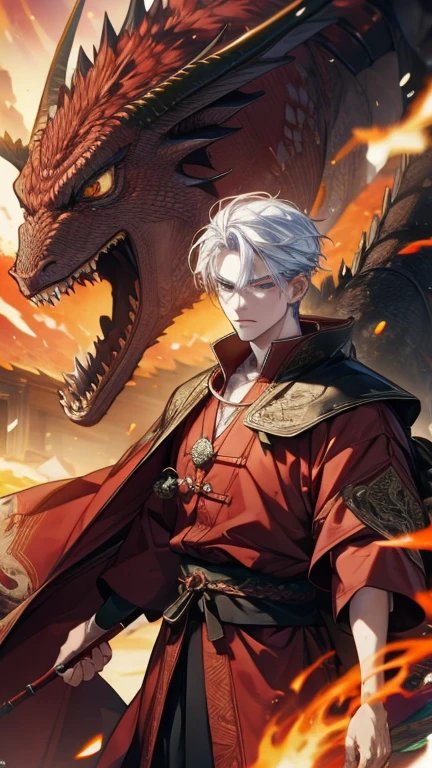 Aasimar black skin man monk sorcerer dragon