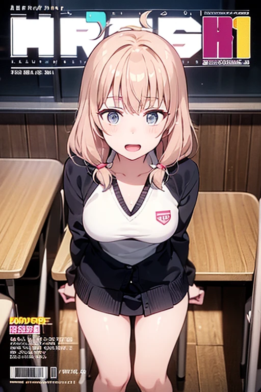 1 girl, detailed blue eyes, lange wimpern, detailed beautiful face, mittelscheitel, (very Long blonde hair:1.4), festgebunden, (arms behind back:1.6), gefesselte Arme, (blushing:1.3), (Big boobs:1.1), OTN, White OTN gag, Gag, gagged, bound knees and ankles, shibari over clothes, (black skirt, White crop top:1.4), sitting in a beach night Club on a chair, many people around, tied gag, nah aufnahmen