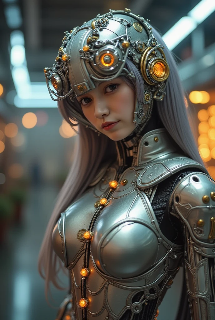 masterpiece, top-quality, hightquality, (the future:1.1), (Pink gold colored cyberpunk suit), movie lights, (exquisite future), Beautiful and beautiful, ultra-detailliert, amazing composition, floating, depth of fields, (extremely details CG,Unity 8k壁纸), (beautiful detail background), beautiful hair details, dramatic lights, gogetta, mechs,Best Quality,超A high resolution,photoRealstic,tits out,cleavage of the breast,(Hair that flutters in the wind),((Close one eye)),(Angry look),(Fashion poses),((thunder)),(struck by heavy rain),(wetting hair),(Wet)