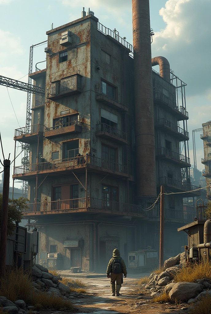  Post-apocalypse industrial building based on the game Stalker and Zomboid.
Will it be a merchant base  
