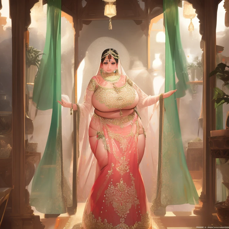 Bbw milf in indian saree with deep navel and visible asscrack
