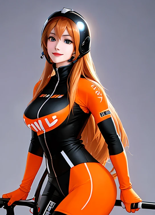 ((high detailed, best quality, 4k, masterpiece, hd:1.3)), (Mario_Kart_speedway), Princess Daisy posing, Daisy_SM, BREAK neon blue eyes, seductive, attractive, sexy smile, smiling, smooth anime cg art, 36C breasts, long legs, vivid colors, detailed digital art, slim body, perfect skin, dark red hair, long red hair, dark hair, red hair, BREAK crown, cleavage, 36C cleavage, looking at viewer, BREAK looking at viewer, extremely detailed face, (orange and white jumpsuit), (Jumpsuit:1.5), (orange and white racing suit), (racing suit:1.5), (high heels), full body, earrings, gem, dark black makeup lips, dark gothic eyeshadows, dark eyeshadows, black eyeshadows, black sexy lips, black lips, dark lips, very dark lips, detailed lips, detailed black lips, black painted lips, gothic painted lips, (thin_lips), (very thin lips), dark gothic eyeshadows, dark eyeshadows, black eyeshadows, (perfect hands, perfect anatomy), black makeup, detailed fingers, five fingers per hand, 5 fingers, (1 girl), detailed lips, BREAK night, (breast focus), (breasts out:1.3), (from above:1.3), (arms outstretched:1.3),
