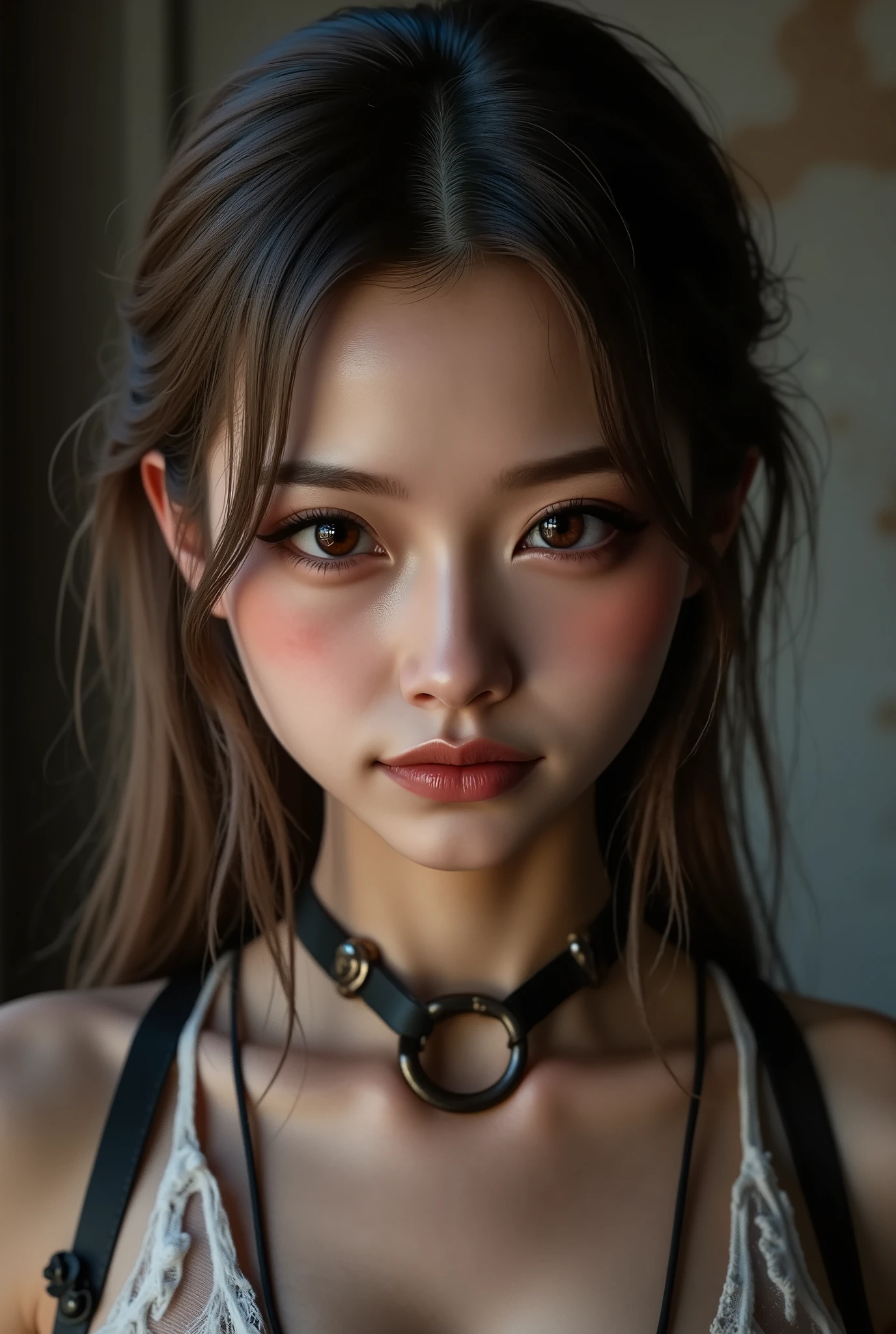 ((Mark Ryden style:1.5)), ((Yoshitomo Nara style:1.2)),
documentary photography, unreal engine, digital painting, film art, Photorealistic, 8k, beautiful, high detail, high poly, highly detailed, highly detailed, very beautiful photograph of, lofi, beautiful, extremely detailed, high detail, photorealistic, octane render, rendered in unreal engine, stunning, vivid, very beautiful editorial fashion photography of editorial fashion photography of modeling photoshoot of photograph of photograph of portrait of portrait of studio photography of, 85mm, isometric in the style of realism in the style of romanticism, awesome, awestruck, charming, control the soul, control the soul, emo, epic, intricately designed, lucid, mysterious, mysterious, tasteful, ✨ Very realistic skin texture details, clear details and exquisite face,
A sexy woman with very beautiful eye details stands in the futuristic world. The close-up lens rendered in 32k resolution mixes surrealism and futurism, and combines the details of Gothic futurism and surrealism in the surreal century garden scene, --auto