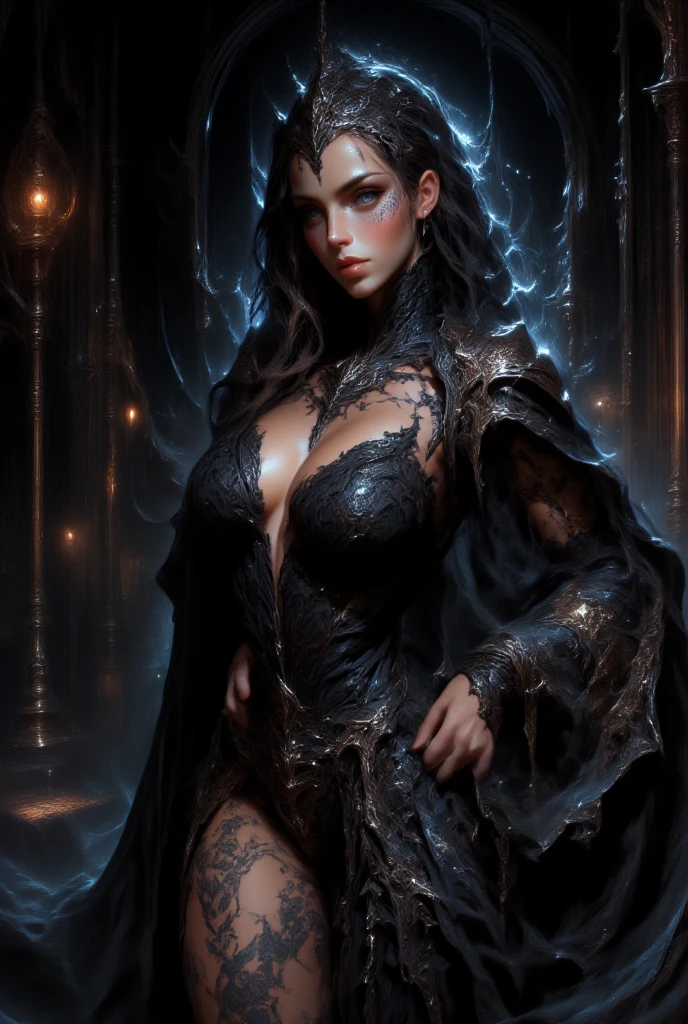 (intricate), (ornate), (detailed), (aesthetic), (beautiful), (monochrome:1.2), (grayscale:1.2),
(best quality:1.2), (masterpiece:1.2)
BREAK
(1girl), (wide hips:1.2), (shiny skin),
<lora:marnie pokemon:0.5>, (marnie pokemon),
<lora:short dress:0.5>, (microdress), (monochrome dress:1.2), (panties)
BREAK
(looking at viewer)