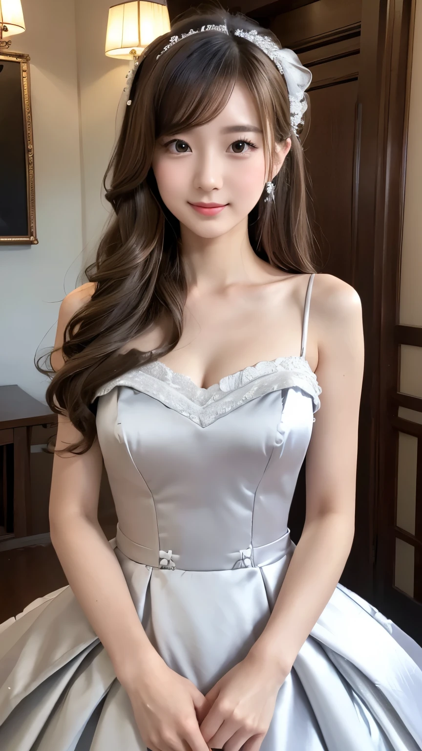 27 years old、smile、white、Luxury Prom Dresses、、8 heads、upper class、Elegance、Theara、