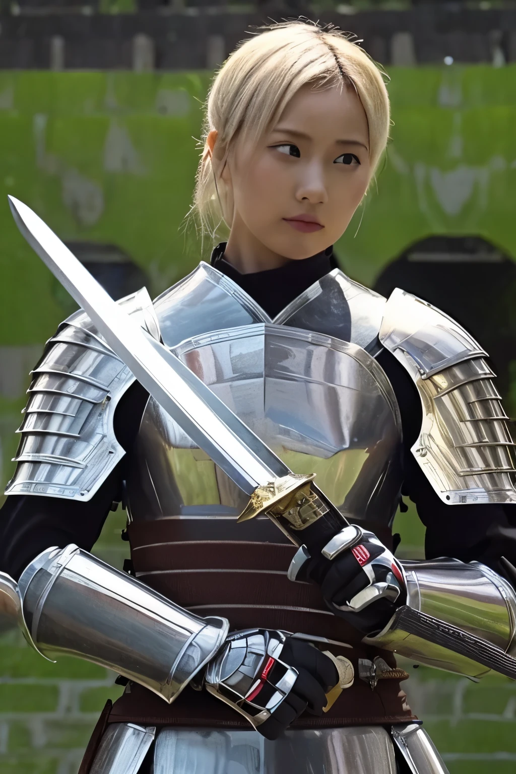 highest quality , Masterpiece, high resolution, in the seat, Knight Armor, Are you ready to grab a long sword and go to war?