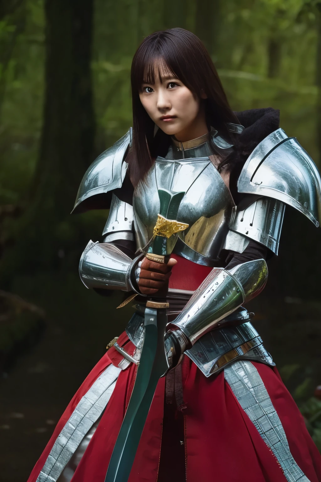 highest quality , Masterpiece, high resolution, in the seat, Knight Armor, Are you ready to grab a long sword and go to war?