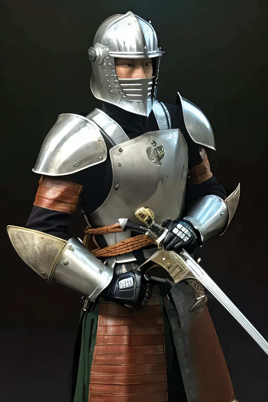   highest quality ,  Masterpiece,   high resolution,   in the seat, Knight Armor, Are you ready to grab a long sword and go to war？