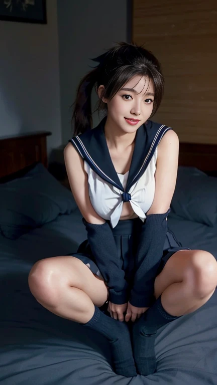 ((top-quality、masuter piece:1.3))、201 year old girl、Beautiful girl emphasizing slender abs:1.3、(Shortcut Hair、huge-breasted:1.2)、(((Touching the pubic area with your hand:1.2、Climax face)))、hyperdetailed face、A detailed eye、二重まぶた、Face of sexual pleasure、Panting face、Iki face、beautiful countenance、barechested、sexypose、((Inviting attitude、barechested))、a wet body、((barechested、Climax posture、Flip up your skirt、See-through sailor suit))、You can see the shape of the nipple、(((The nipple is visible、Pubic area visible、lying wet、My legs are wide open)))、(((Shortcut Hair、Climax face、Touching the pubic area with your hand)))、Raw photo、Face in love、no panty、no-bra、See-through sailor suit、Photo Quality、Toned waist、Beautuful Women、Beautiful waist constriction、The pubic area gets wet and the juice drips., (top-quality), (ultra-detailliert), (masterpiece), (wall-paper), (详细的脸), (dynamicposes)、(((Open your pubic area with your fingers to show off)))、The crotch is soaking wet、Beautiful crotch、Raw photo from thigh up、Fully see-through attire、Beautuful Women、(((Correct hand、Correct fingers、Two arms、Five Fingers、Precise human body structure)))