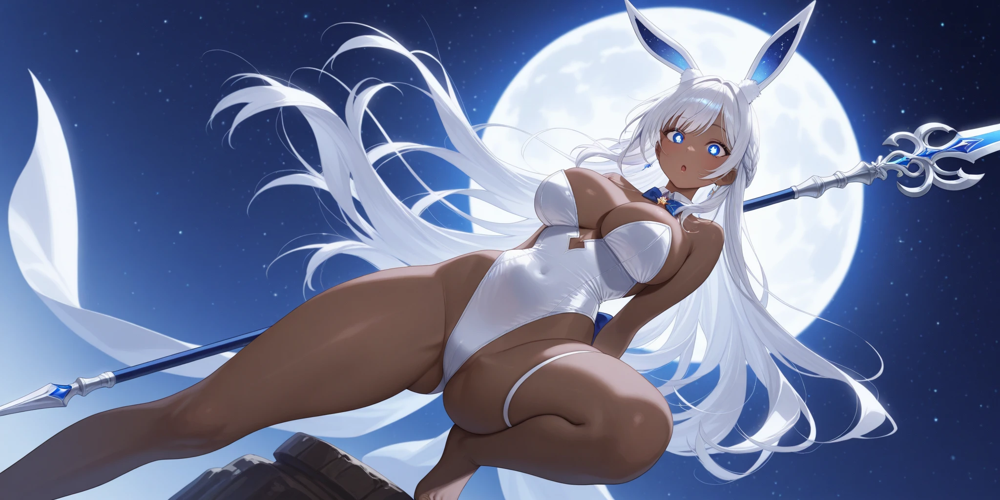 Remember, Best Images, Beautiful and cute sexy woman, Perfect proportions, Her crotch is visible between her buttocks, Stars and moon reflected in the water, Fantastic light background, Particles of light, The light shines, petal, white、red、money、Scatter silver glitter and confetti, Iridescent Feathers, Professional Lighting