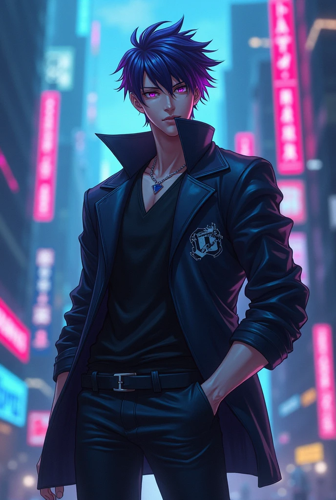 Cyberpunk boys are handsome and temperamental