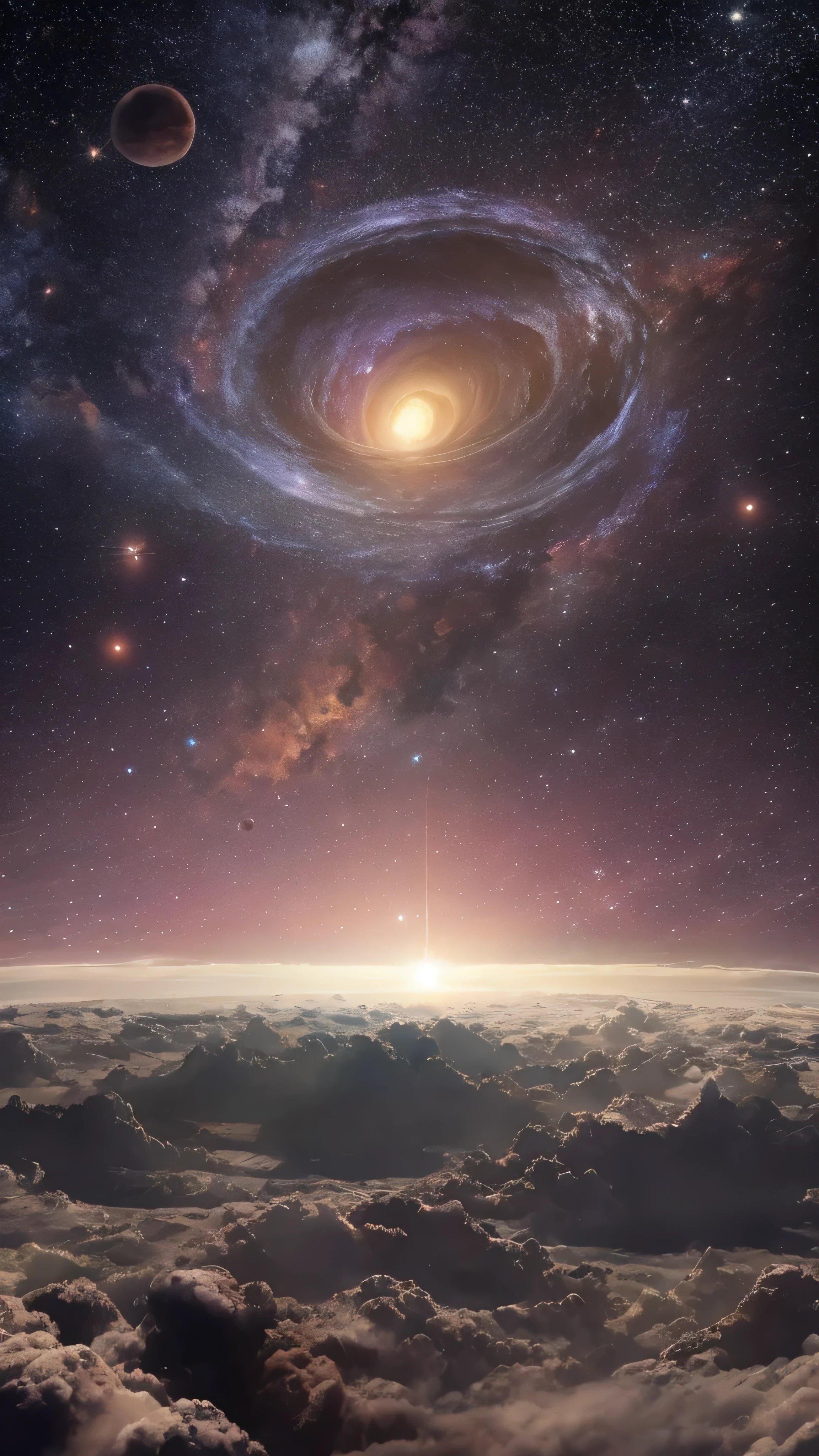 Masterpiece, 最 high quality, high quality, extremely detailed CG unity 8k wallpaper,Views from Earth's atmosphere、 depth of field, high resolution,, photorealistic, extremely detailed, complicated, high detail, universe, space, galaxy, Star, 惑Star, astronomy, cosmos, Heaven, Star雲, black hole, solar system, Universe Line, 超新Star, deep space, Celestial Bodies