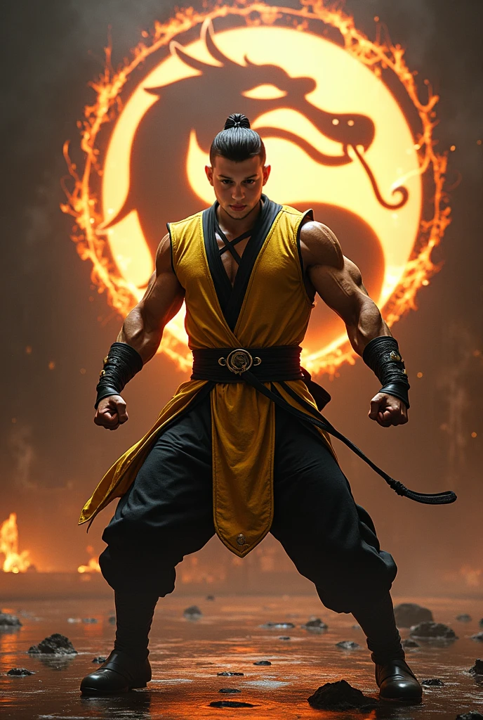 full body and head. handsome guy ninja, chest, action pose, dramatic, dynamic