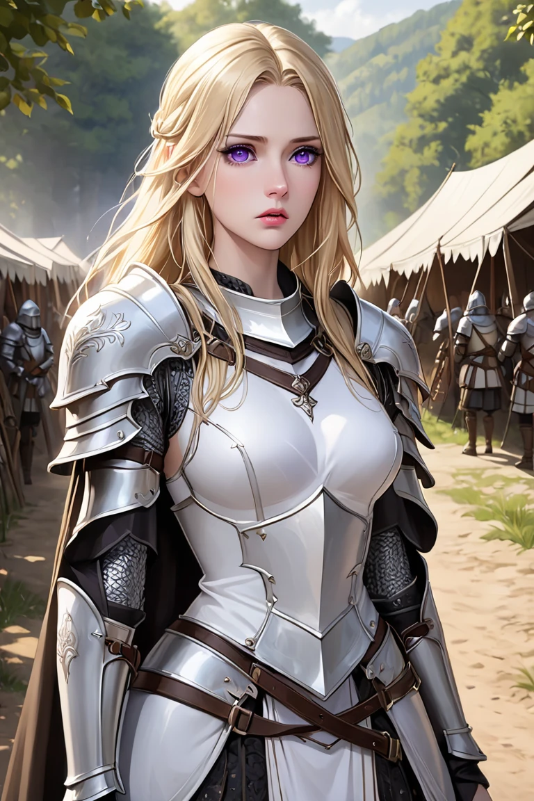 Very beautiful woman、Slender women、(Detailed face)、Realistic Skin、((Holy Knight)), ((Armor made of platinum))、((((Extremely detailed and intricately decorated armour:1.1))))、((Delicate photo))，(Girl Astepeace RAW Photo Details:1.25), (Highest quality:1.6), (Ultra-high resolution:1.5), (Realistic:1.75), 8K resolution, Canon EOS R5, 50mm, Absurd, Super detailed,Cinema Lighting,((Fightfield))、((Fight))、(((White embellished micro skirt)))、Red lace high leg panties:1.2,Thigh-high socks、Shingard、((blonde))、((Curly Hair))、((Drill Hair))、((Wavy long hair,))、Cape、Beautiful Armor、(((Has a huge weapon)))、(In combat)、The wind is blowing、((Symmetrical armor))、((((Blizzard))))、(((Lead a large group of knights:1.2)))、banner、(((Battle Scenes)))、((Browsing Caution:1.2))、(((I can see her panties:1.4)))、、((Skirt lift in the wind:1.4))