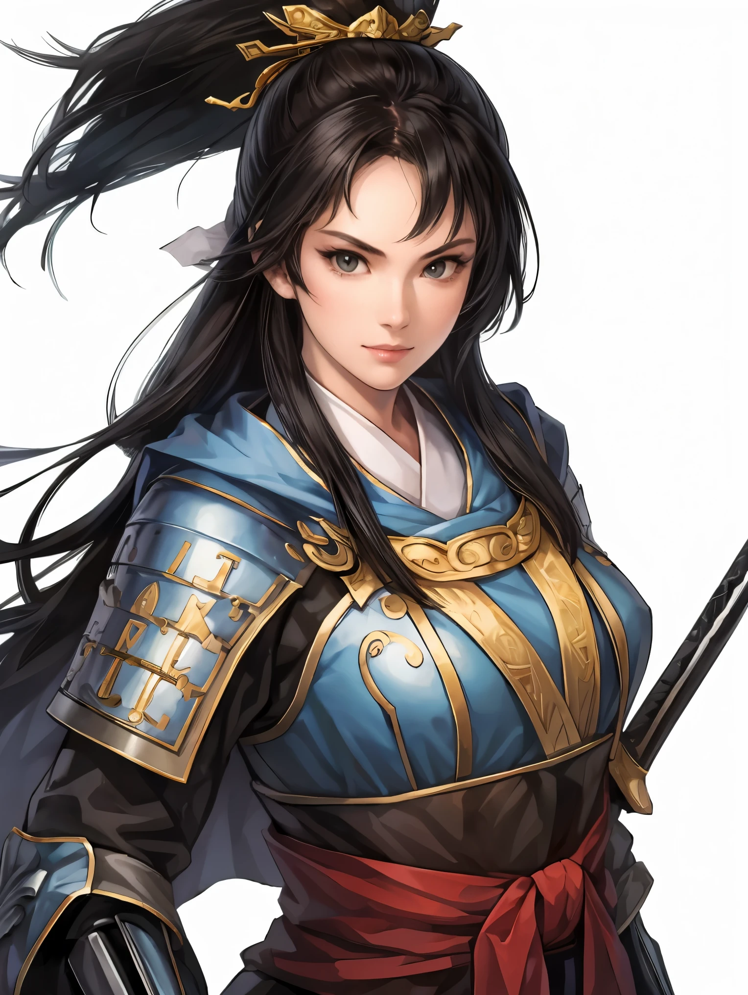 Wuxia, Sword Immortal, Blue Shirt, Female, Big Breast, Internet Red Face, Big Eyes Moe Girl, Cute