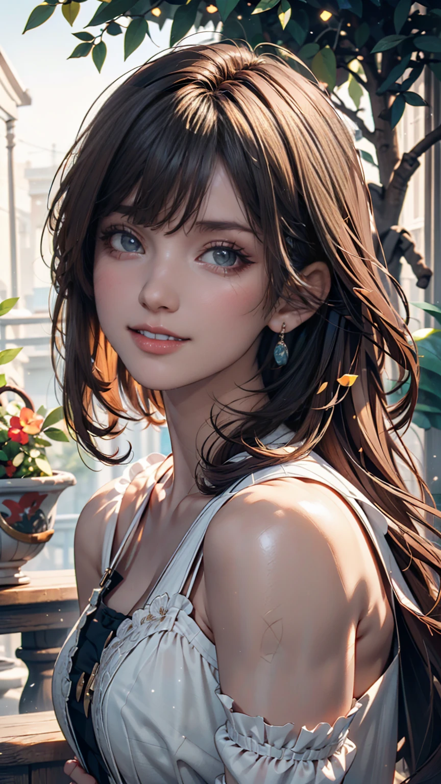 from below,(random better pose),(random hairstyle),(Thin type:1.5),(large breasts),(Highest image quality,(8K), Ultra-realistic, Best Quality, High quality, High Definition, high quality texture, high detailing, Beautiful detailed, fine detailed, extremely details CG, Detailed texture, realistic representation of face, masterpiece, presence)