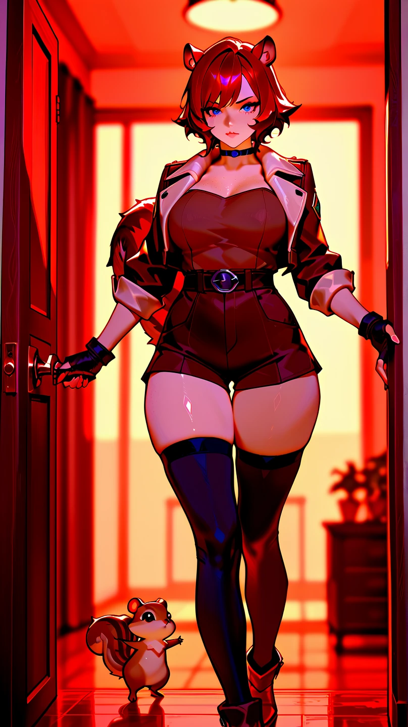 dark fantasy anime illustration of a (mature MILF BIMBO albino skin and short white hair), (FULL BODY) perfect face, wearing tight leather stealth armor, stalking, BIG KNOCKERS CLEAVAGE, lustful smirking smile red blush red cheeks, chain leash, kneeling, shackles, leather black collar slave, ((BLACK background)) hands on glass WITH KNOCKERS on glass, glass window fog water drop, 5 fingers each hand, metal handcuffs, black choker collar, thighhighs, long legs, metal ankle, metal sandals, metal shoulders, standing straight symmetrical against glass