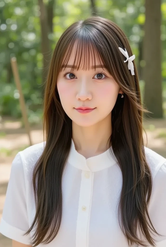 1girl in, (deep neckline:1.2), (Raw photo, Best Quality), (Realistic, Photorealsitic:1.4), masterpiece, Extremely delicate and beautiful, Extremely detailed, 2k wallpaper, amazing, finely detail, the Extremely Detailed CG Unity 8K Wallpapers, Ultra-detailed, hight resolution, Soft light, Beautiful detailed girl, extremely detailed eye and face, beautiful detailed nose, Beautiful detailed eyes, long straight hair, Cinematic lighting, Winter scene, Perfect Anatomy, Slender body, INFO camisole