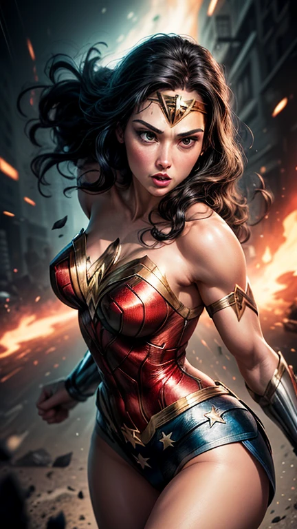 Captain Marvel(Gina Carano face), combat stance, highly detailed, vibrant appearance, creative behavior, extremly detailed, imaginative, sensual, spontaneous, small round breasts, athletic physique, round ass, revealing, highest quality, skin texture, intricate details, (cinematic lighting), RAW photo, 8k, masterpiece,best quality,ultra-detailed,very detailed illustrations,extremely detailed,intricate details,highres,super complex details,extremely detailed 8k cg wallpaper,